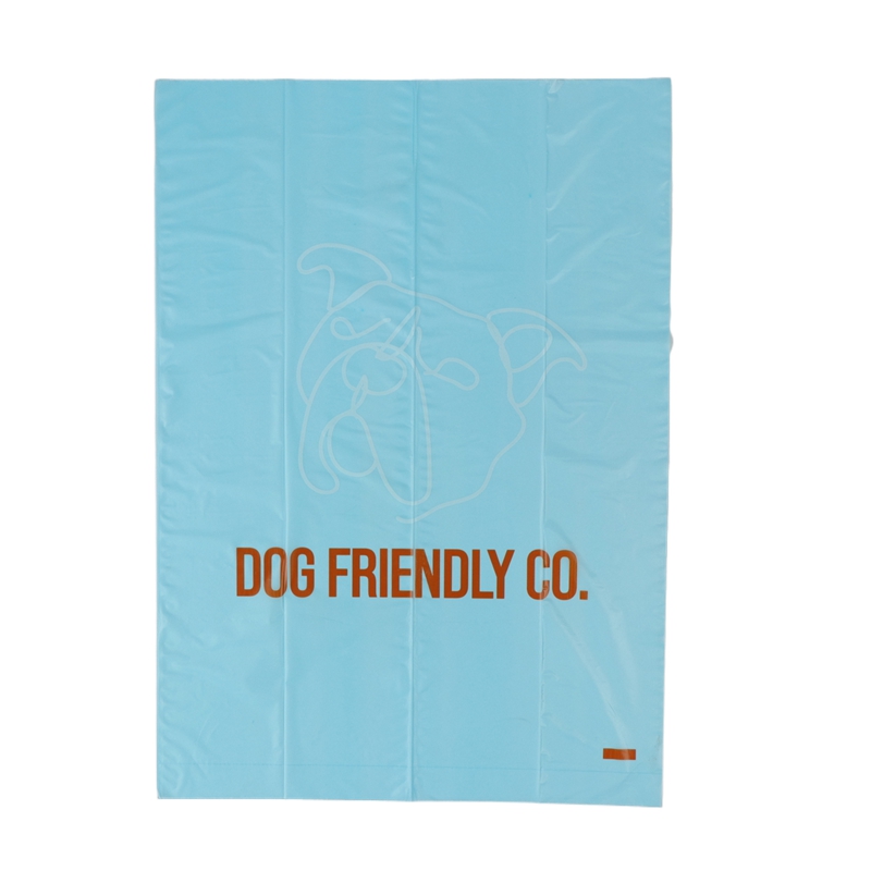 Blue Flat Series Biodegradable Dog Bag