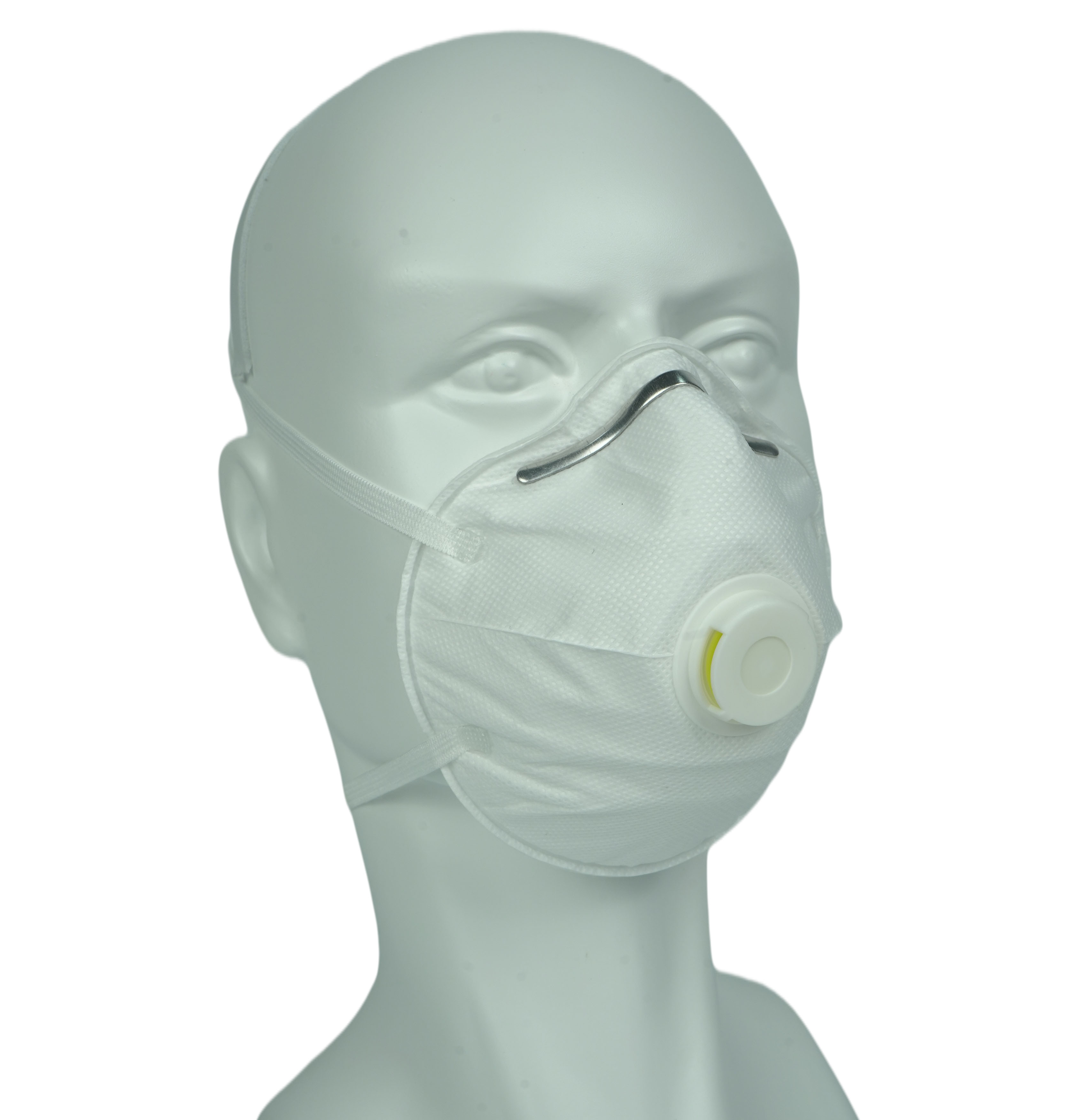 Cup type non-medical protective mask with valve